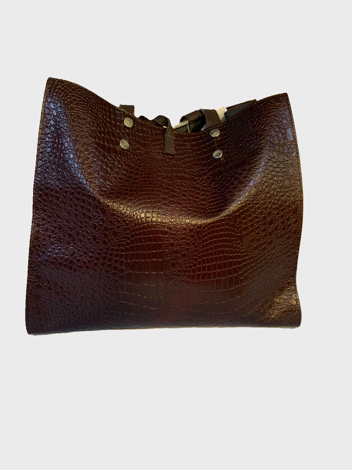 Bolso de cocodrilo