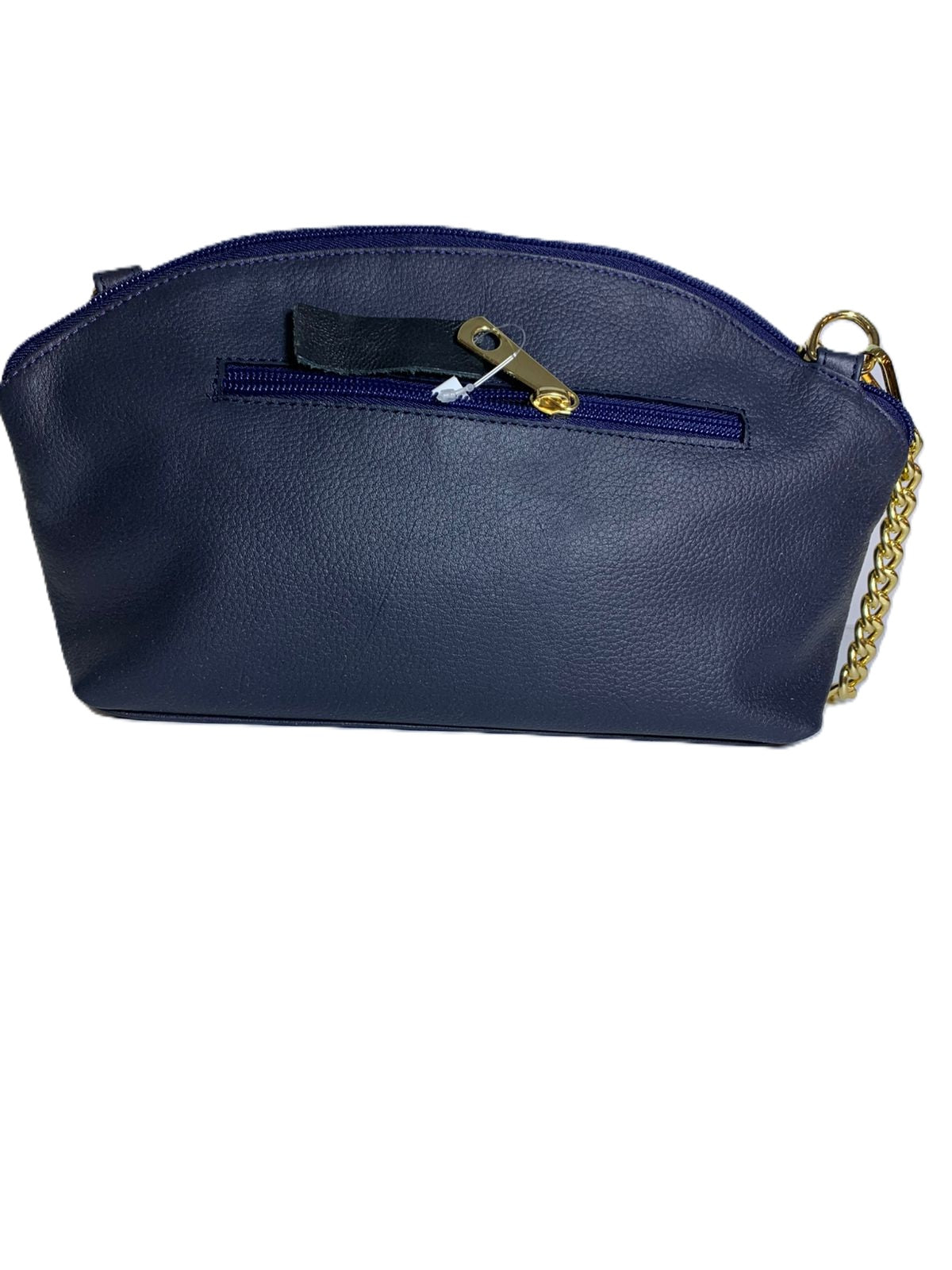 Bolso en cuero de serpiente con cadena